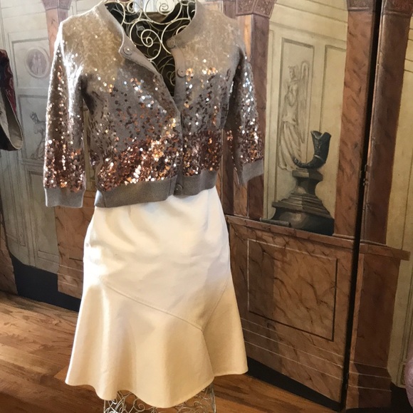 MaxMar Antique Bone Skirt Zip Up Bustle Hem (4) - Picture 8 of 8